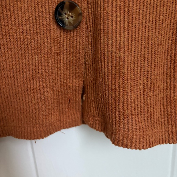 Chic & Soft Women's Cardigan in Rich Orange - Picture 6 of 7